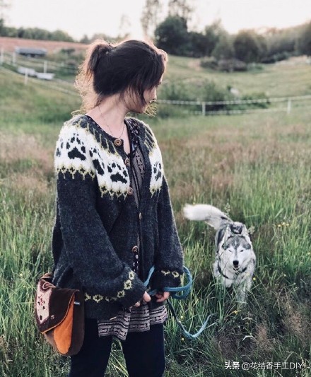 手工多彩毛线毛衣编织全部教程,彩虹线织什么花样毛衣好看