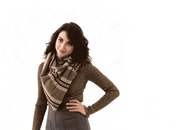 秋冬围巾超好看又时髦的系法,紫小妮秋冬围巾八种系法