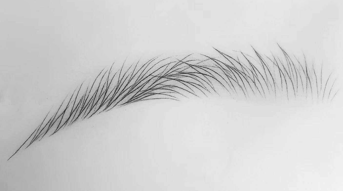 男眉毛稀疏怎么修眉,眉毛稀疏纹野生眉效果