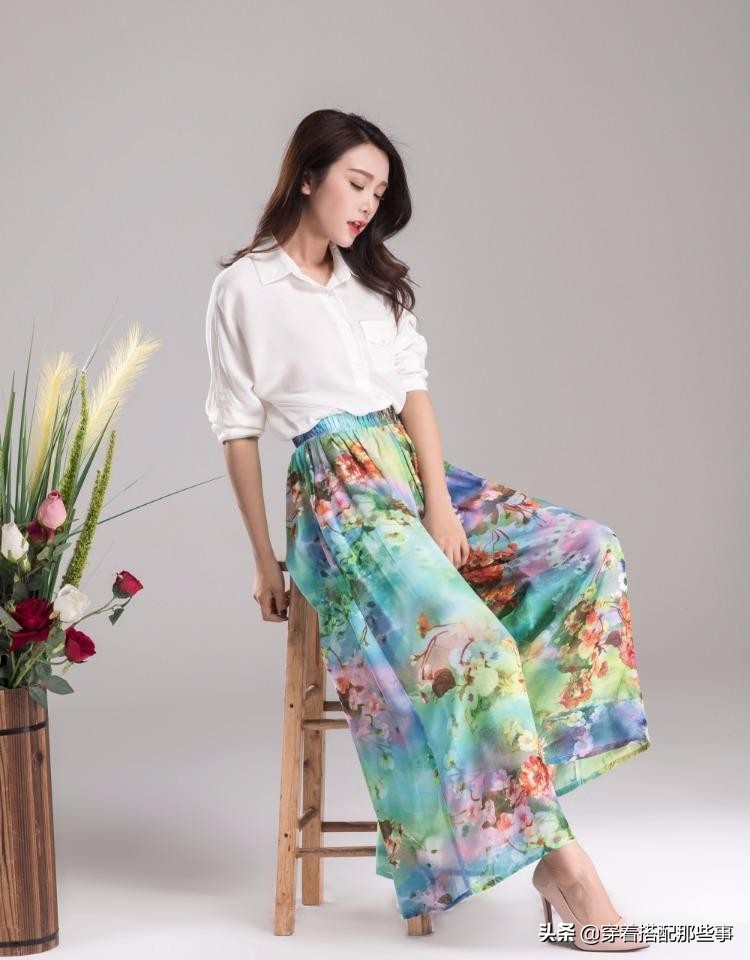 长款裙裤的时尚穿搭法则,高端裙裤搭配冬款