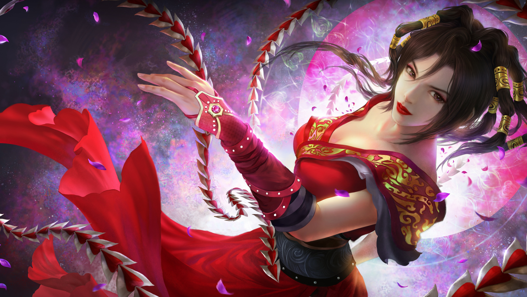 秦时明月女性角色实力排名,秦时明月雪女大战赤练为什么输了