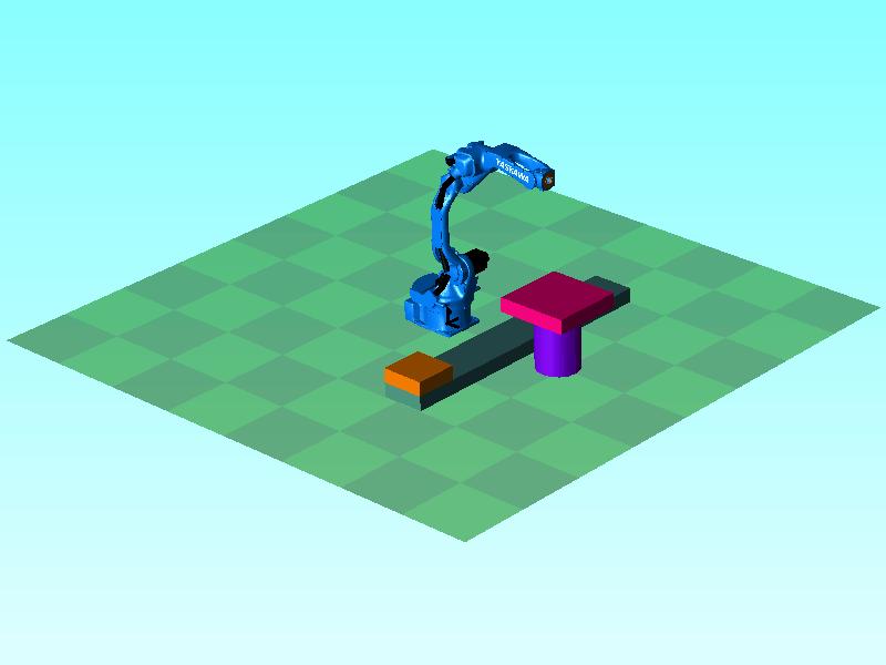 MotoSimEG-VRC软件：机器人行走轴与旋转工作台运动机构制作