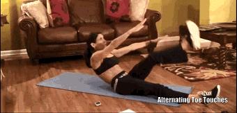 腹肌训练一个动作一分钟练出腹肌,练腹肌教程8分钟练出6块腹肌方法