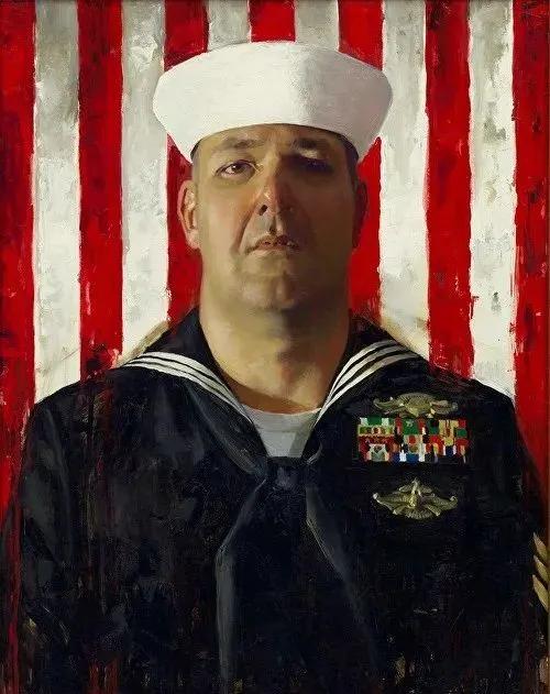 半成品看上去也如此精彩：美国画家路易斯的肖像作品