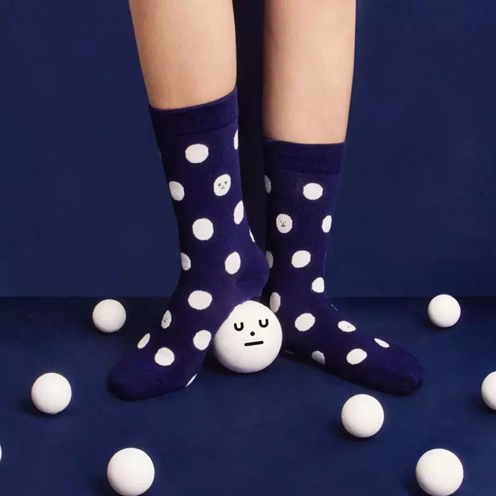 优雅气质花纹蕾丝船袜 (亚洲民族复古风短棉袜)