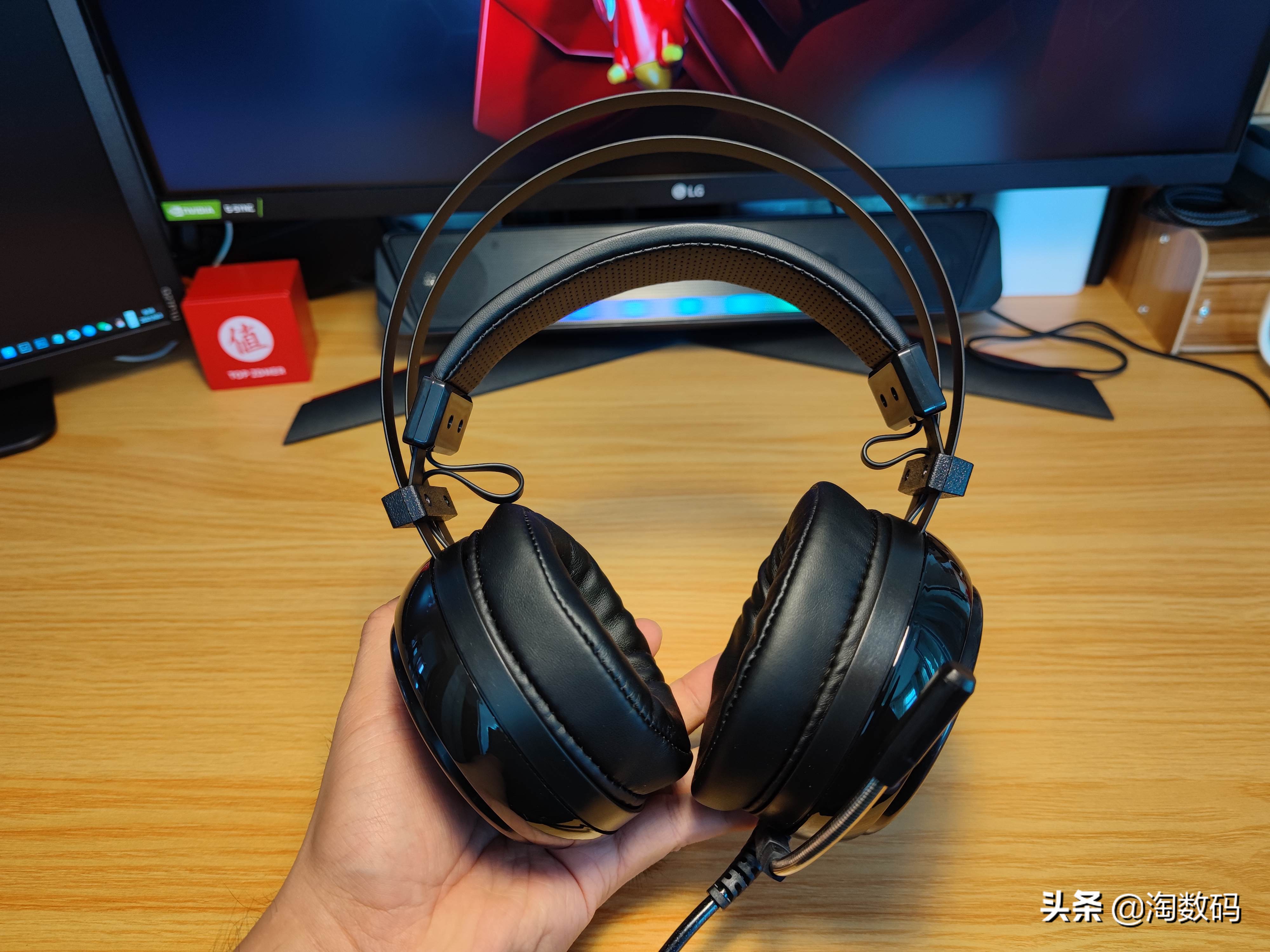 拆验声卡辩真身:¥49元因丑贬值虚拟7.1声道游戏耳麦,爆拆验票