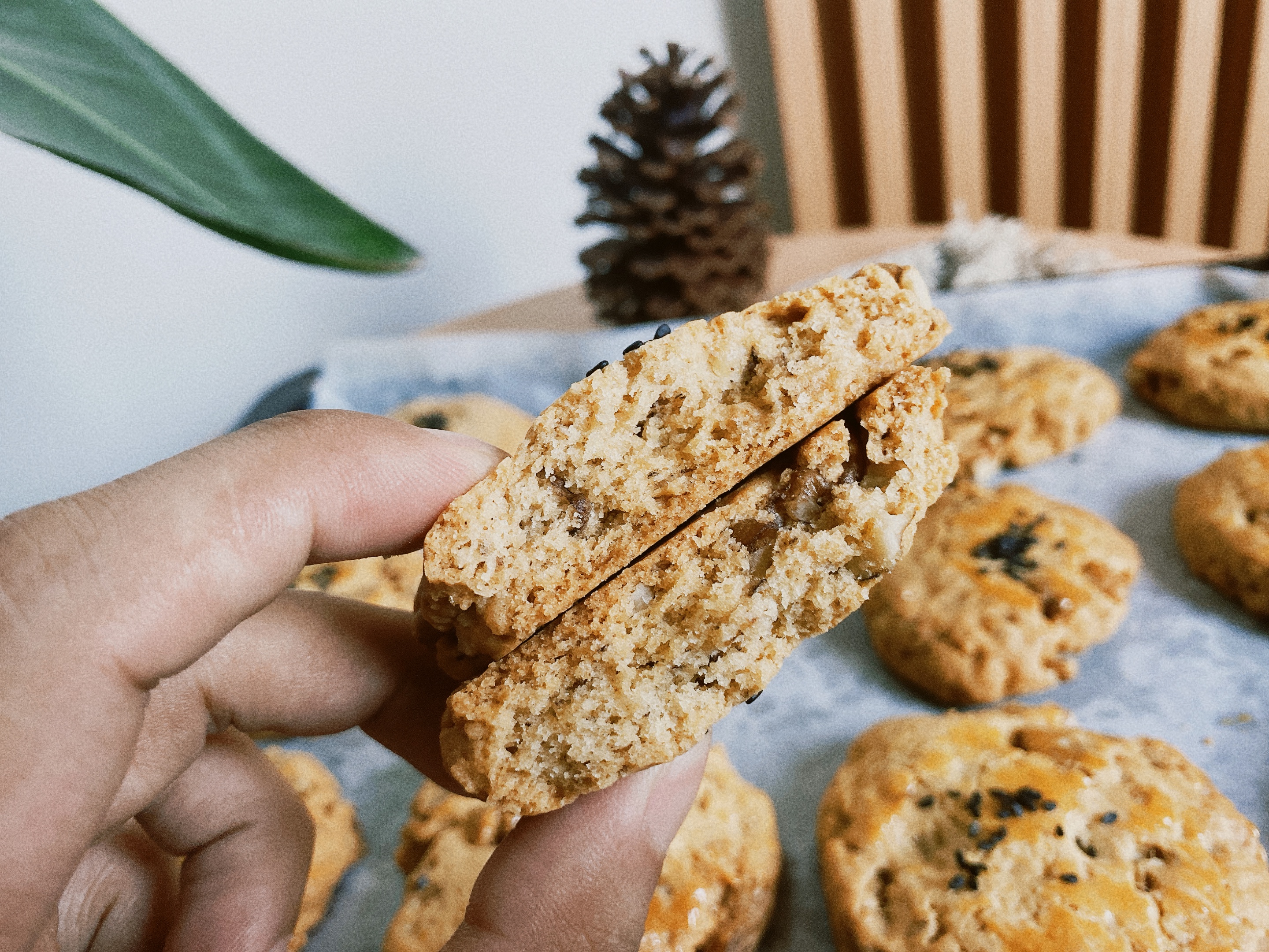 自制家常桃酥简单做法烤箱,手工制作桃酥月饼