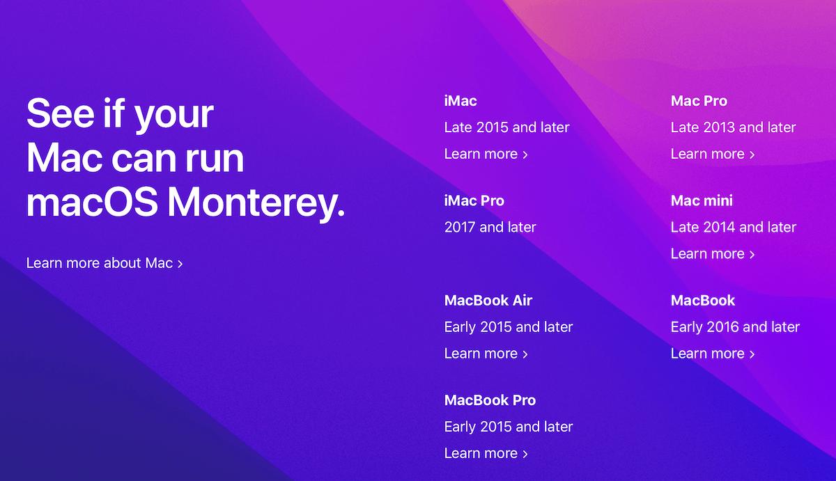 macosmonterey正式版功能,苹果发布macosmonterey