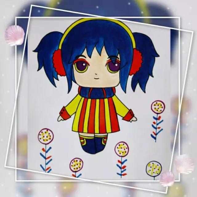 二次元简笔画初学者怎么画,简笔画入门一步一步教你画