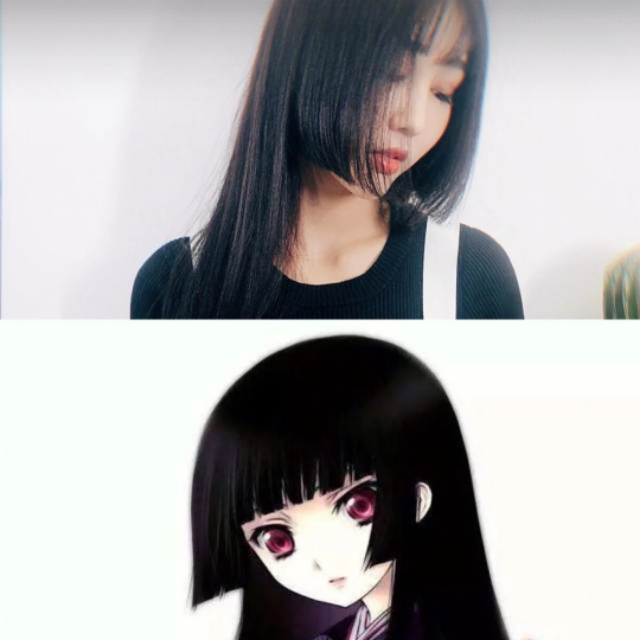 流行鲻鱼头狼尾女碎发,公主切发型适合什么脸型不留刘海