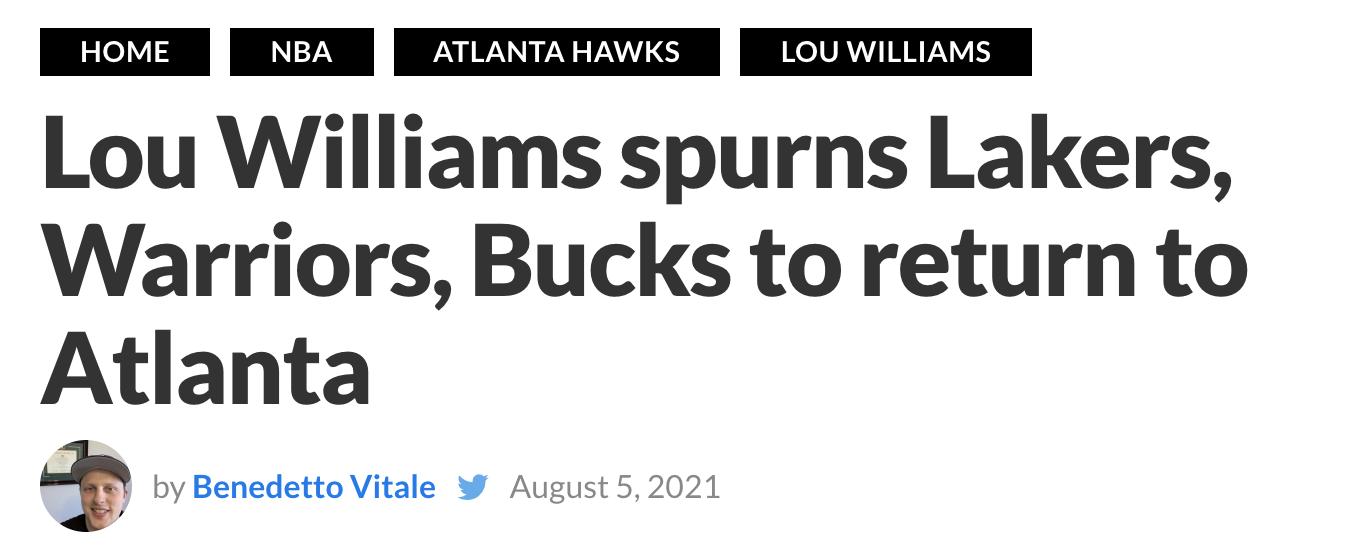 湖人为何放走路威,湖人路威或签约湖人