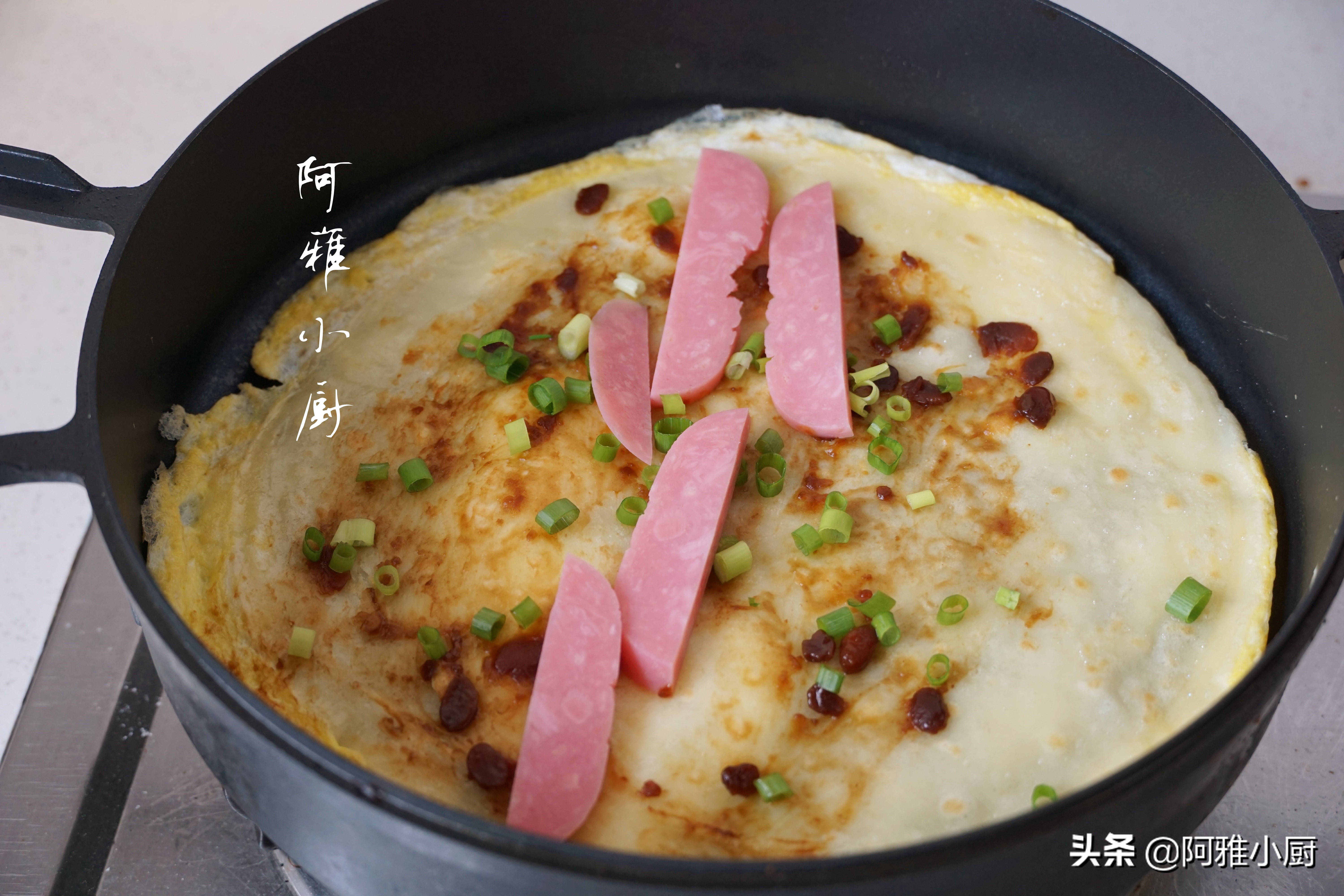 早餐不出门,10分钟吃上自制煎饼果子,老公吃了连连称赞,超简单