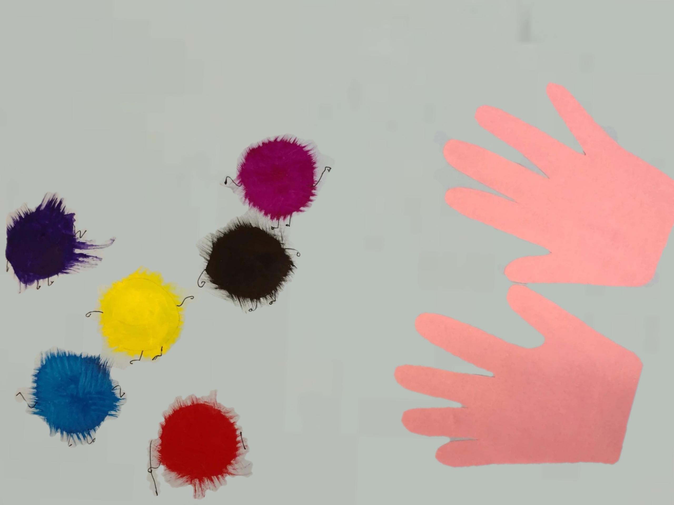 儿童创意美术细菌,大班创意美术细菌大作战