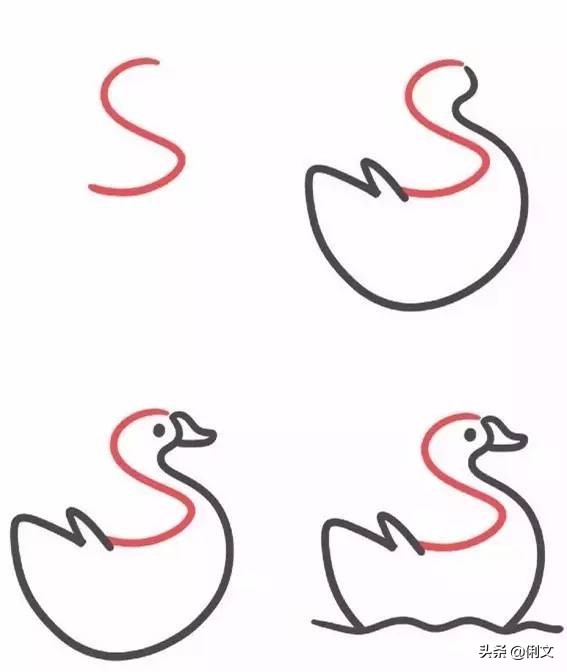 简笔画用字母m画一辆自行车,创意字母简笔画启蒙