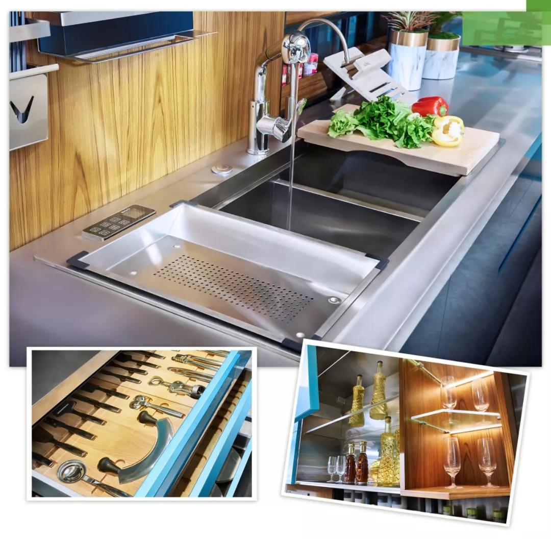 新中式广东百能不锈钢橱柜,百能不锈钢橱柜美式