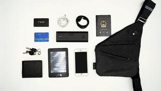 fino包包男士,fino超薄数码收纳胸包2代