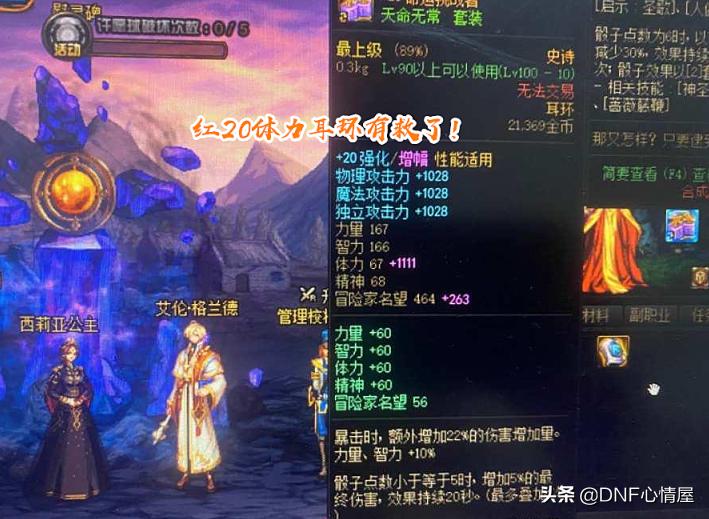 dnf红字装备扭转,dnf恢复生命值的耳环