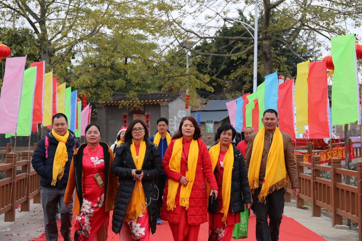 从化太平木棉外嫁女回娘家,木棉村外嫁女