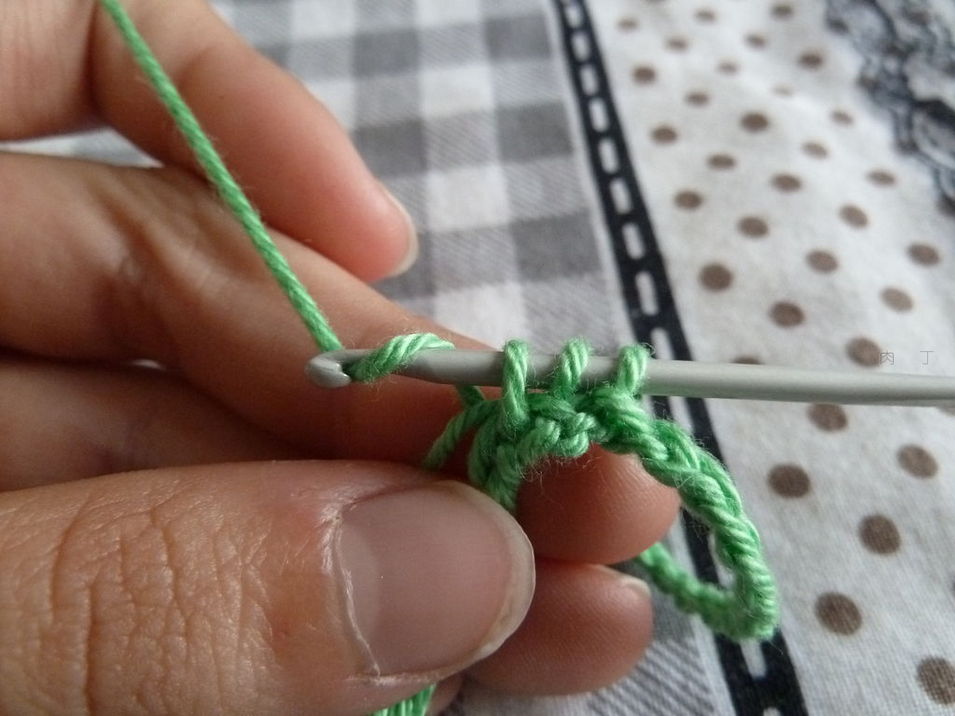 钩织护指套教程,半指分指手套钩织教程