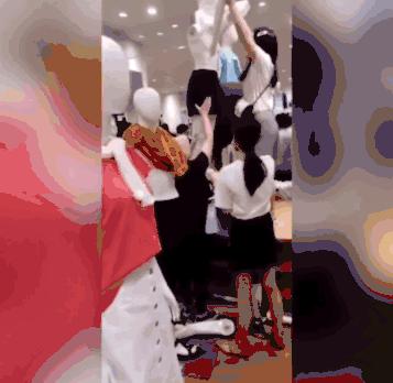 优衣库上演“丧尸围城”，大爷大妈们看呆了...