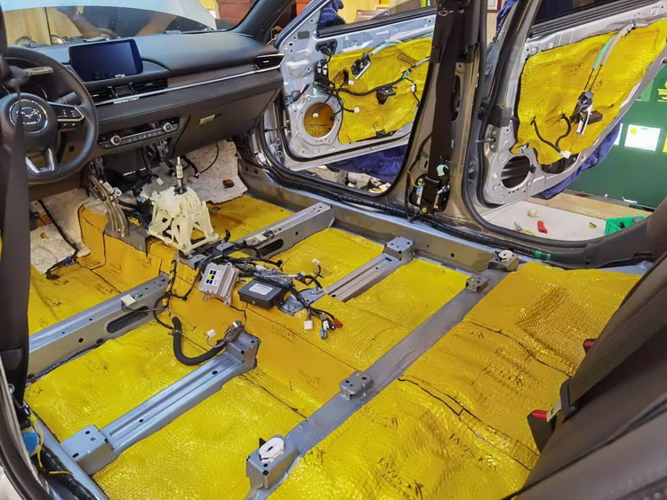 马自达阿特兹降噪效果如何,阿特兹大白鲨隔音改装案例