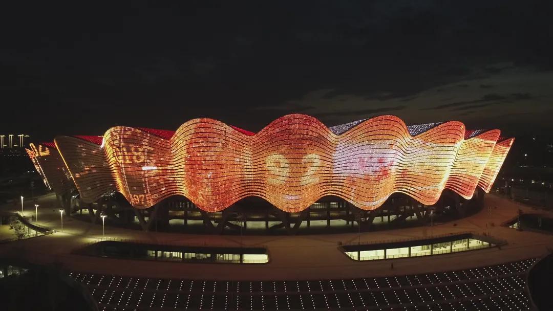 西安浐灞生态区奥体中心,西安奥体中心最新图