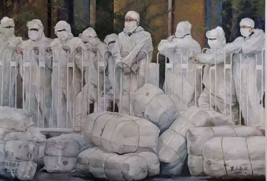 「超人艺术」治超特约美编---抗“疫”战士