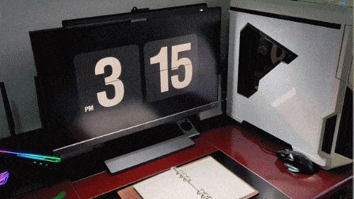 显示器挂灯的正确方法,显示器挂灯白天有用吗