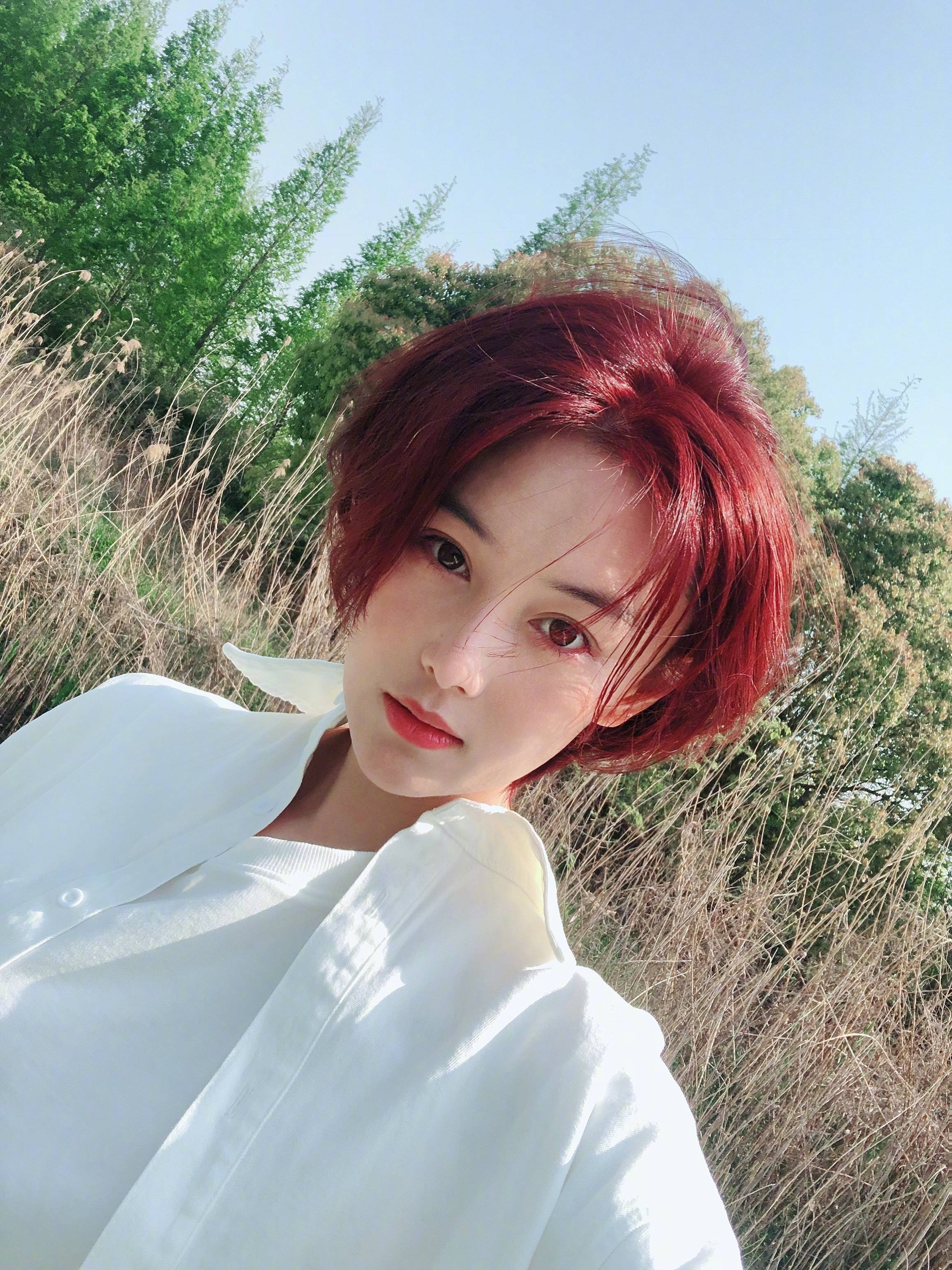 张馨予白头发,张馨予长发回归