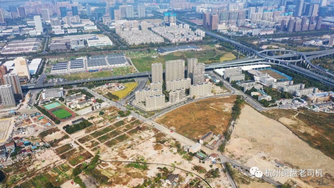 万科城市之光a区航拍,滨江万科城市之光