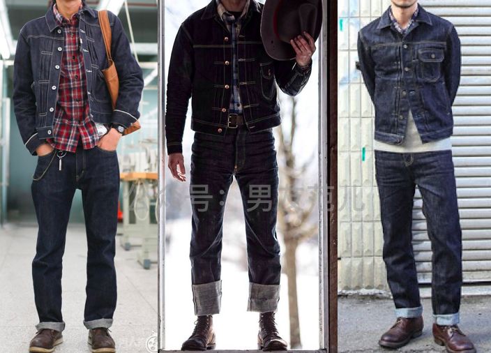 牛仔夹克怎么穿好看男生,牛仔夹克里边怎么搭配
