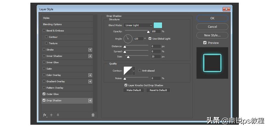 夜晚字体发光效果ps,字体ps发光