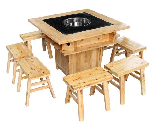 餐厅火锅桌定做,餐饮店专用火锅桌