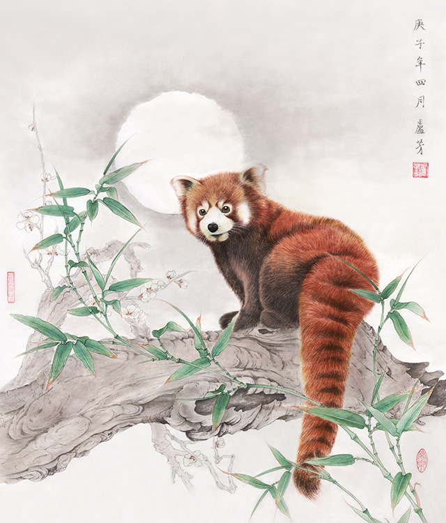 水仙花国画花鸟画图片欣赏,中国画花鸟画背景图片大全