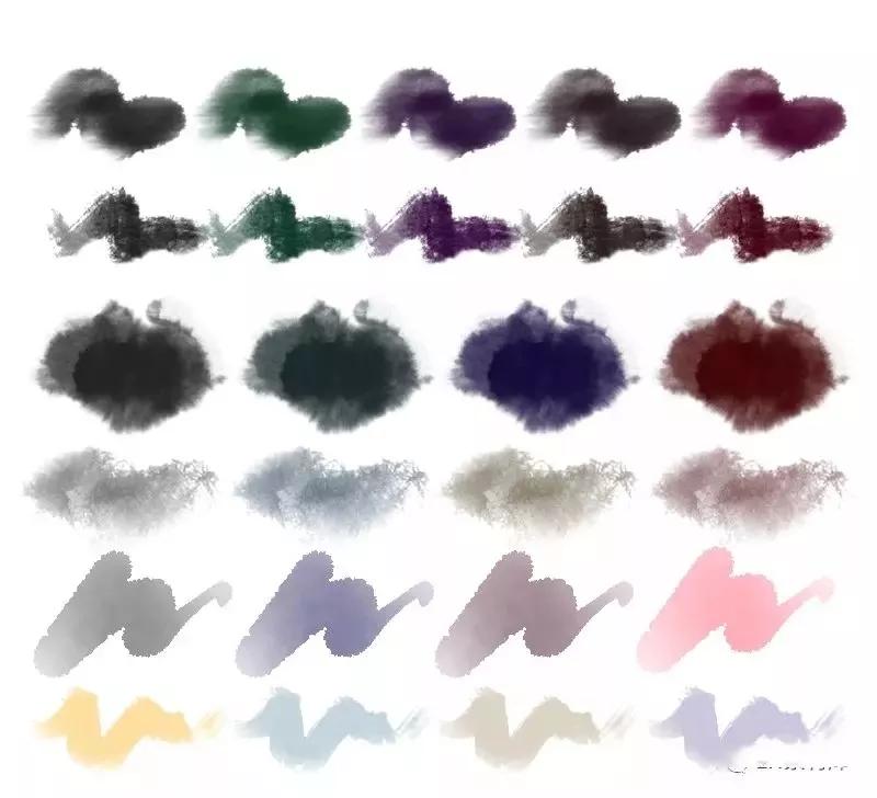 设计师专用手绘笔,专业级水墨风ps笔刷