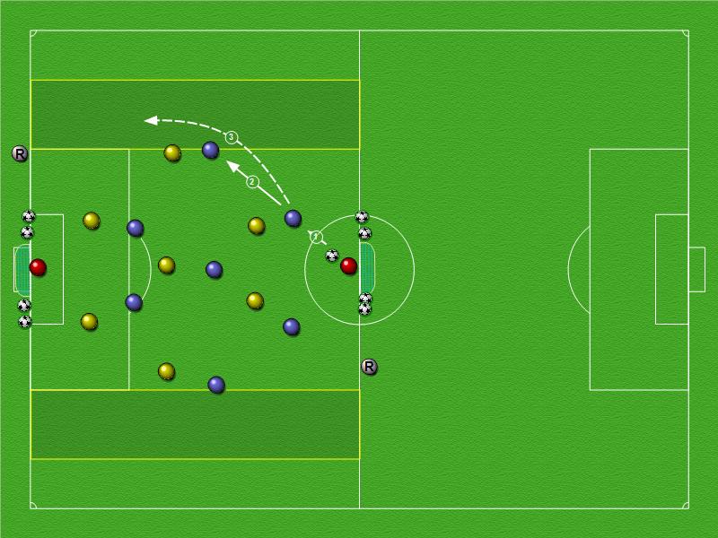 足球教案结束部分模板,足球套边教案