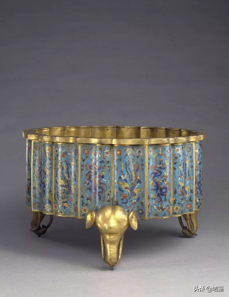 大清乾隆年制景泰蓝宫廷人物花瓶,北京金氏宫廷景泰蓝工艺品制作