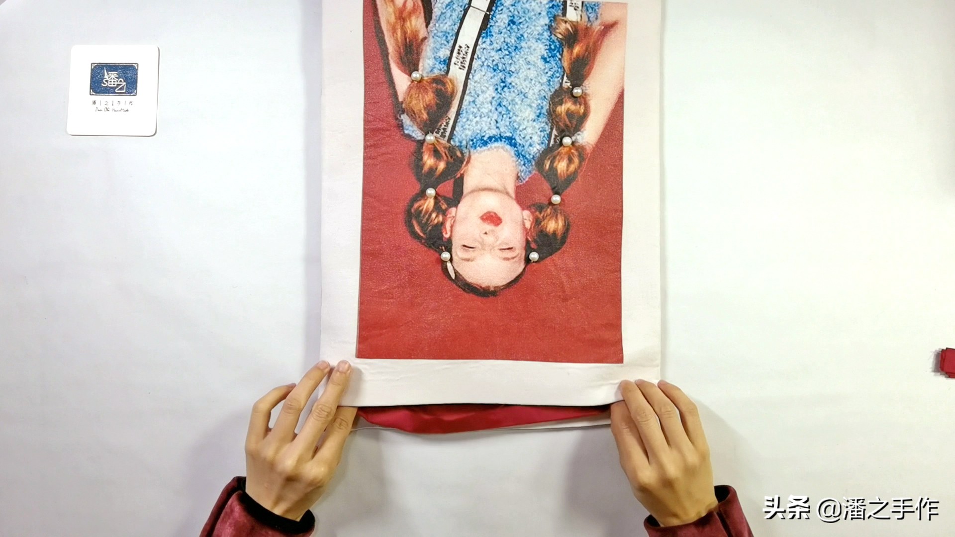 旧t恤diy手工制作垫子,幼儿手工旧t恤做环保袋