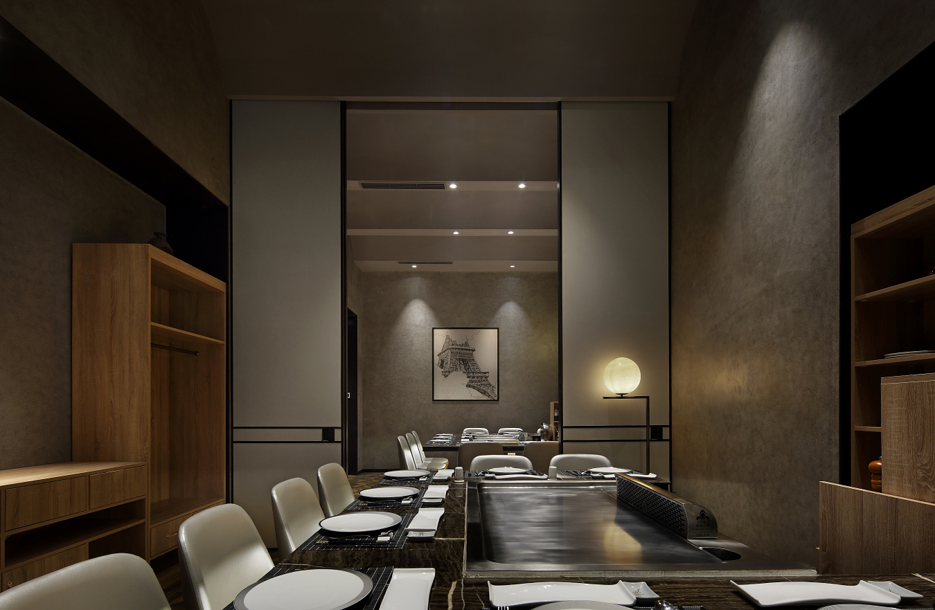 铁板烧空间设计,铁板烧设计方案