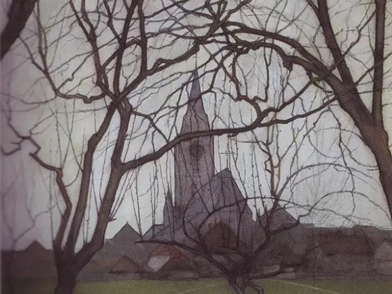 蒙德里安的红黄蓝格子作品名字,蒙德里安的红黄蓝构成解说