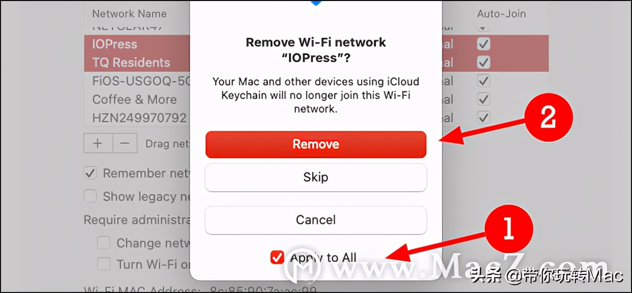 该如何忘记mac的无线网络,如何查看已连接wifi的mac