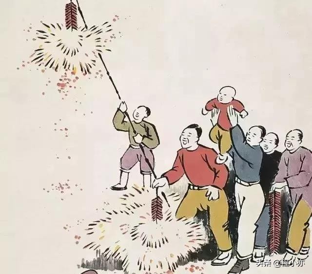 丰子恺过年中温馨的句子,丰子恺过年图片