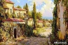 尤里奥布霍夫国画,尤里奥布霍夫作品