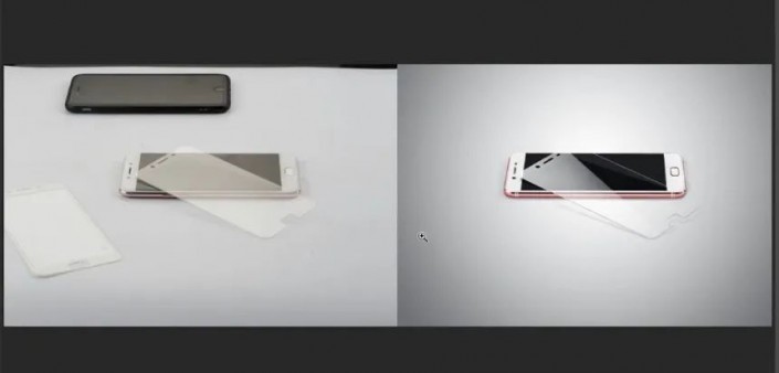 ps曲面透明手机钢化膜制作教程,ps手机钢化膜精修视频教程