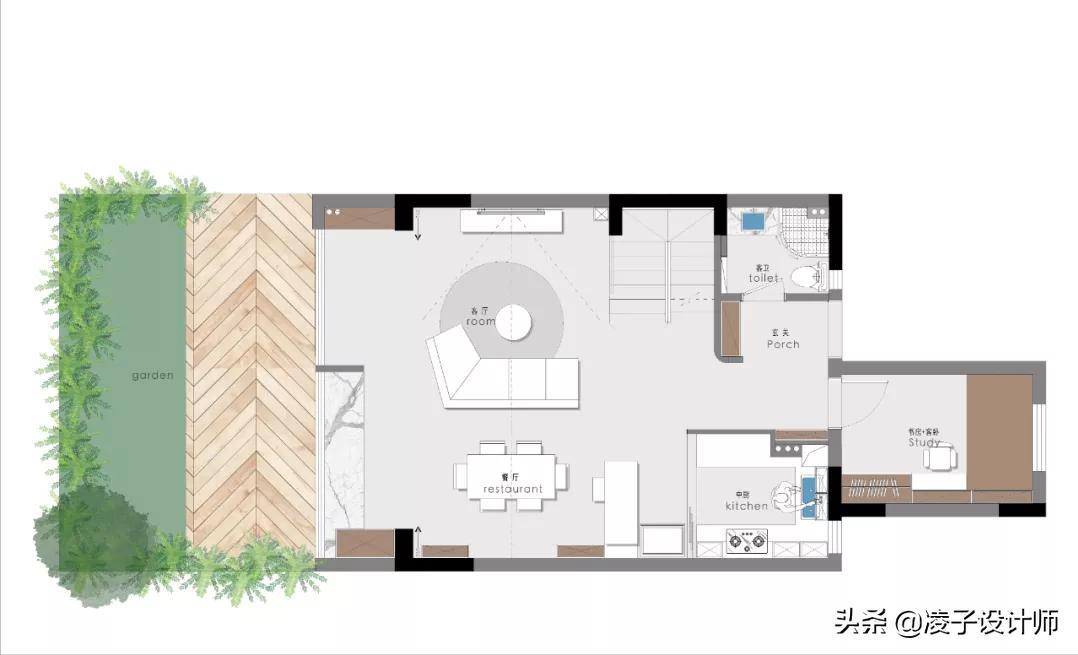 小户型三层复式极简,三层复式住宅