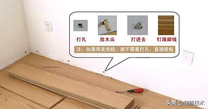 木质踢脚线安装教程,木质踢脚线安装方法