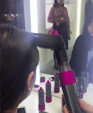 戴森卷发棒实测,戴森卷发棒卷完头发打开吗