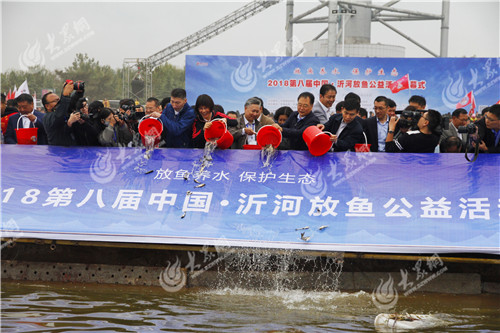 第十三届沂河放鱼公益活动,沂河放鱼展