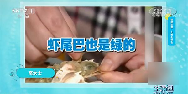 冻虾呈蓝色绿色能吃吗,冻虾变蓝绿色还能吃吗