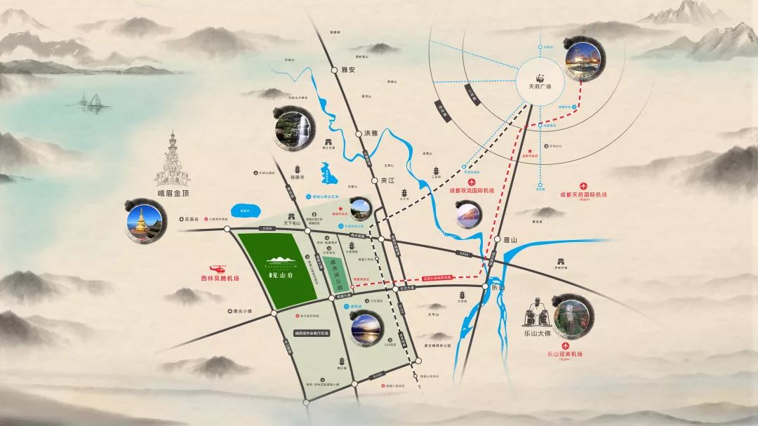 十月芳华，惊艳绽放丨峨眉·见山府冠领峨眉